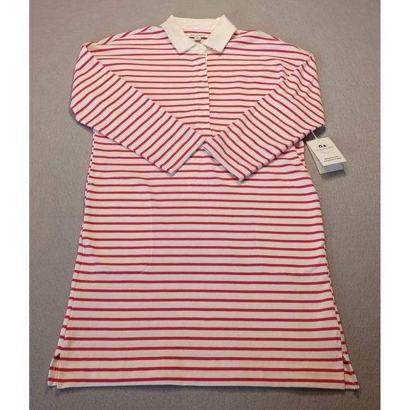 Free Assembly Polo Mini Dress Sz XS Azalea Mitten White Stripes Cotton NWT - Picture 5 of 14